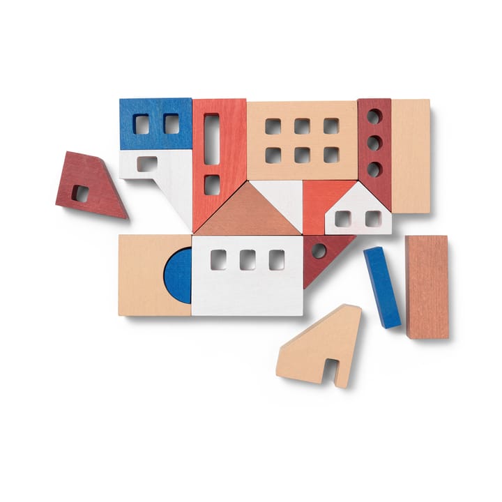 Little architects -rakennuspalikat, Monivärinen Ferm Living
