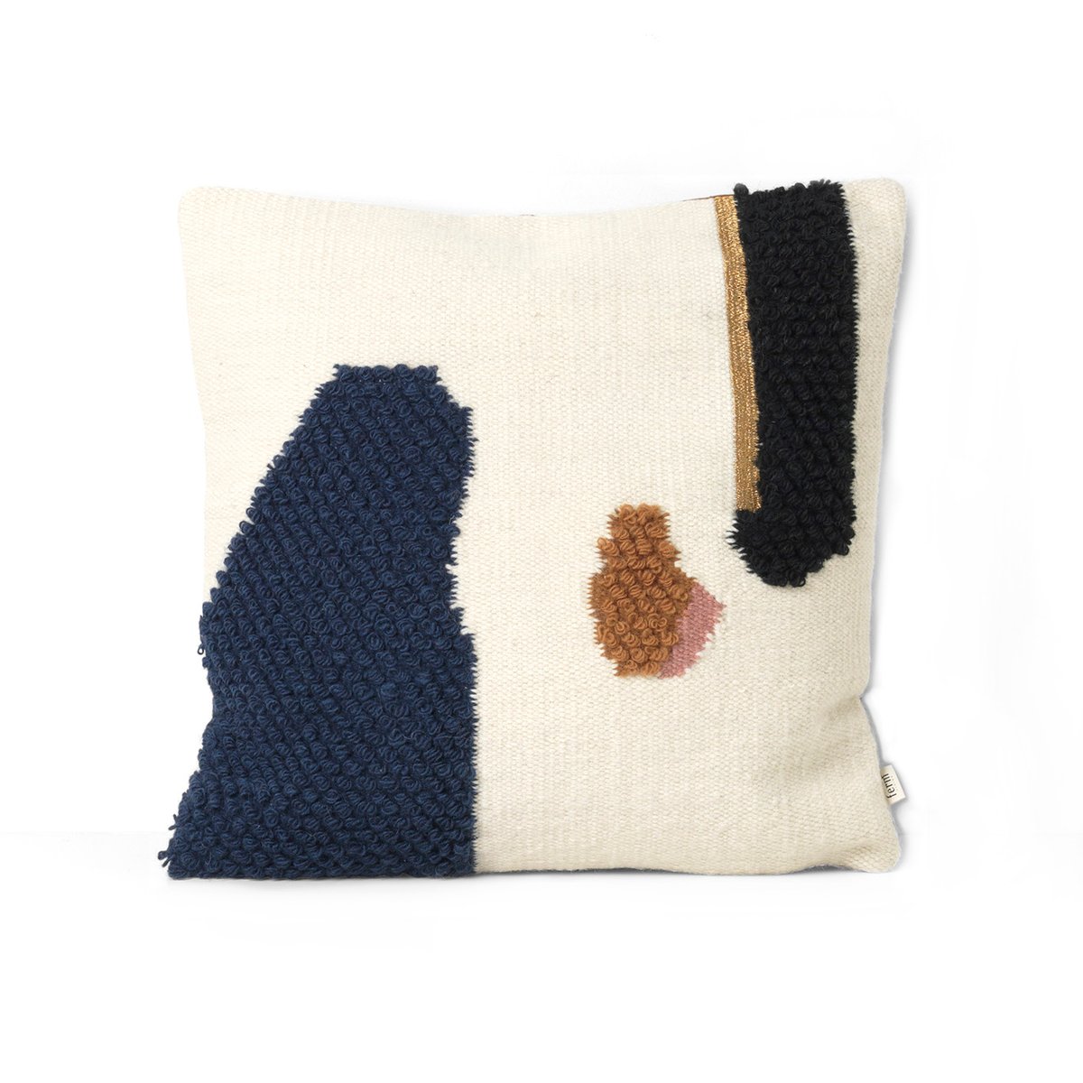 Ferm Living Loop tyyny 50x50 cm Mount | Skandinaavinen Sisustus | Tyynyt | Monivärinen