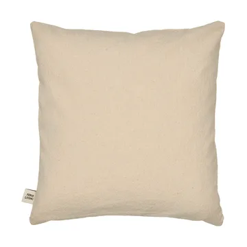 Lunden tyyny - Off-white-dark chocolate, 30x30 cm - Ferm Living