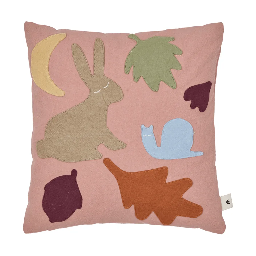 Lunden tyyny, Rose-multi, 30x30 cm Ferm Living