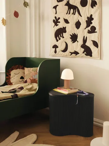 Lunden viltti - Off-white-dark chocolate, 80x110 cm - Ferm Living