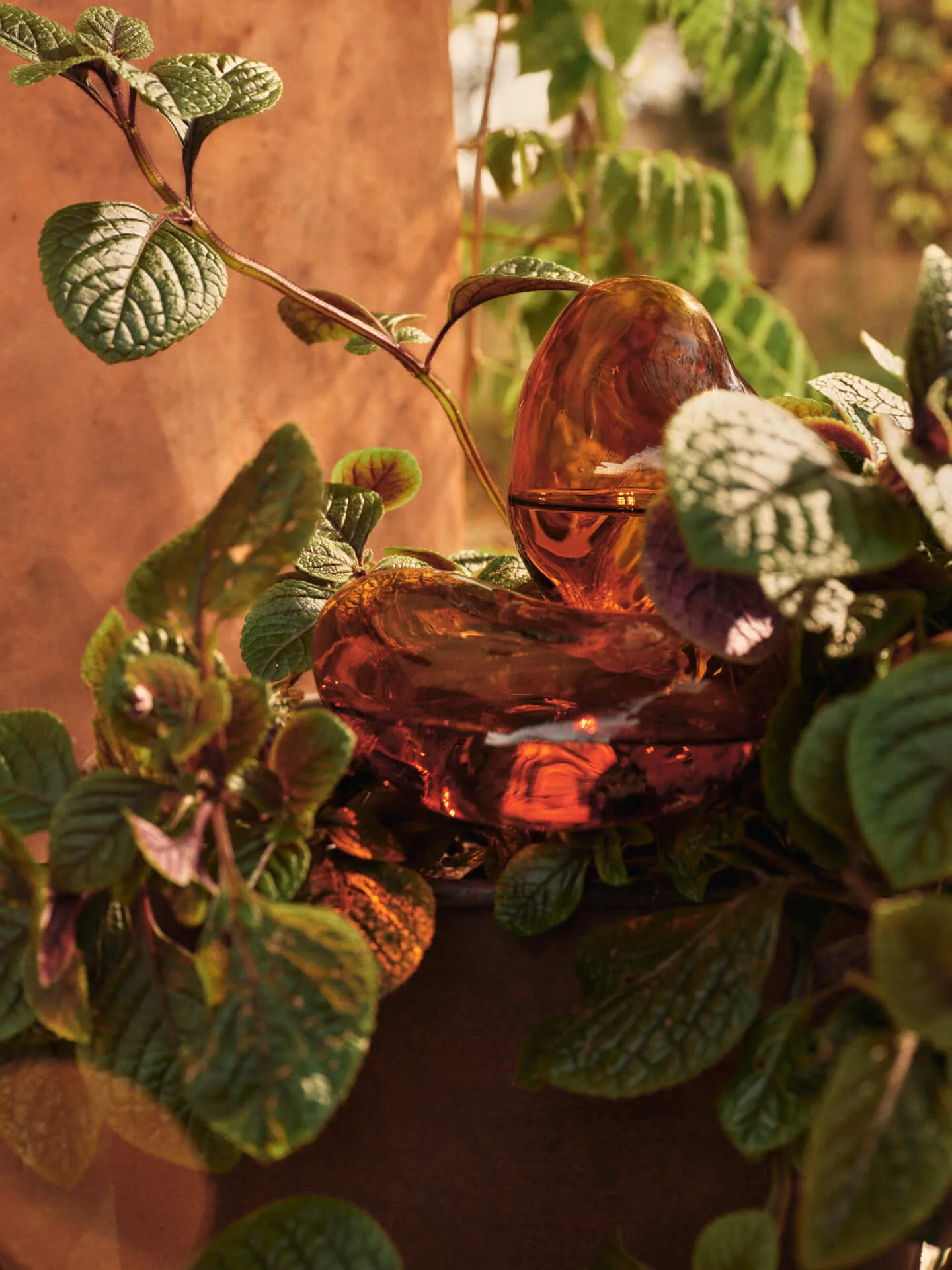 Mercury kastelupallo 2 osaa, Amber, 12 × 18,5 cm Ferm Living