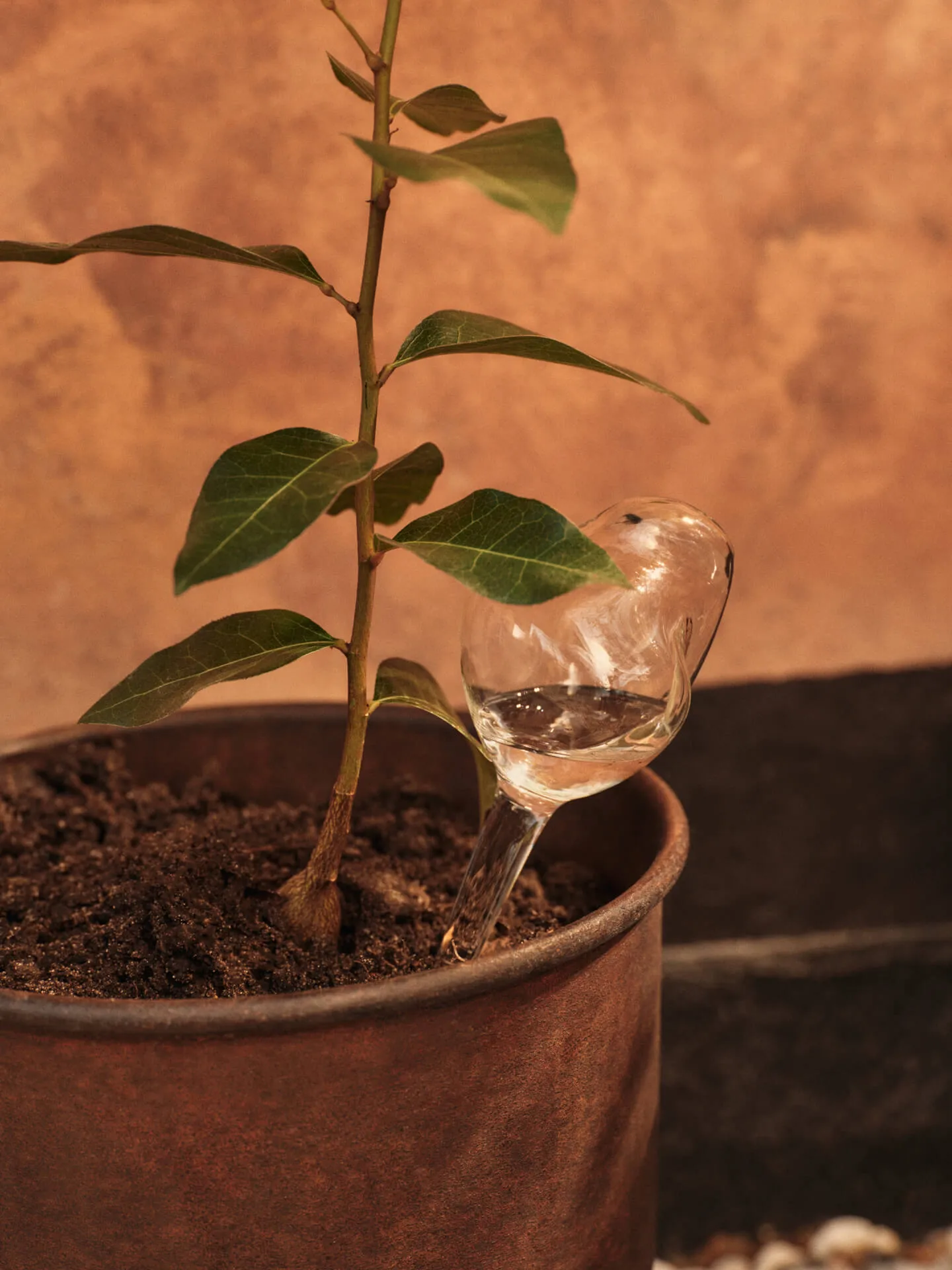 Mercury kastelupallo 2 osaa, Kirkas, 12×18,5 cm Ferm Living