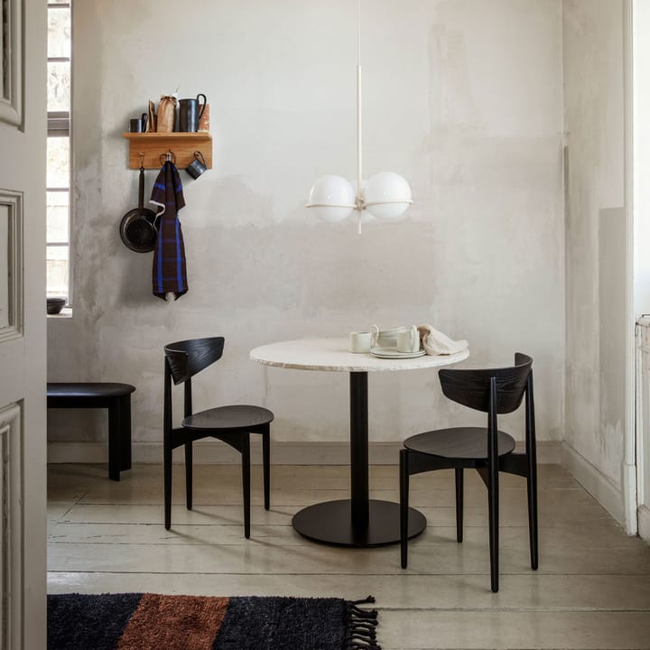 Mineral ruokapöytä, Valkoinen, marmori bianco curia Ferm Living