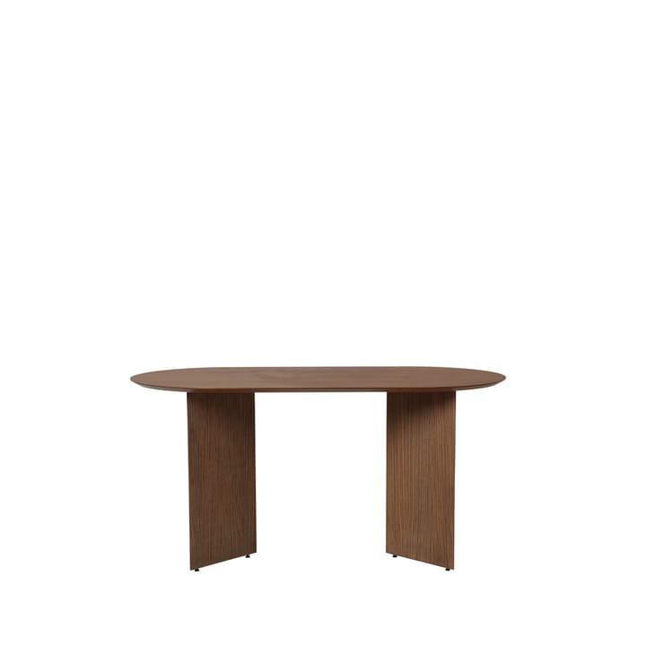Mingle ruokapöytä ovaali - Walnut veneer, viistojalat saksanpähkinävaneri, 150 - Ferm LIVING