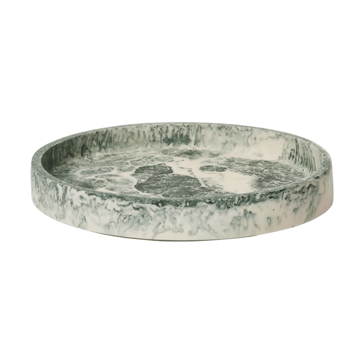 Mist koristealusta Ø20 cm - Emerald-off-white - Ferm Living