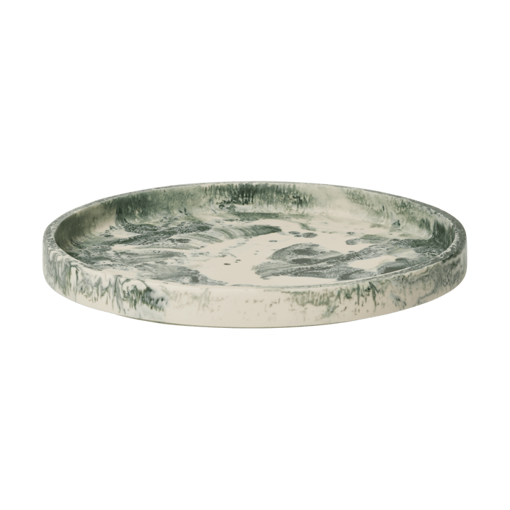 Mist koristealusta Ø30 cm - Emerald-off-white - Ferm Living