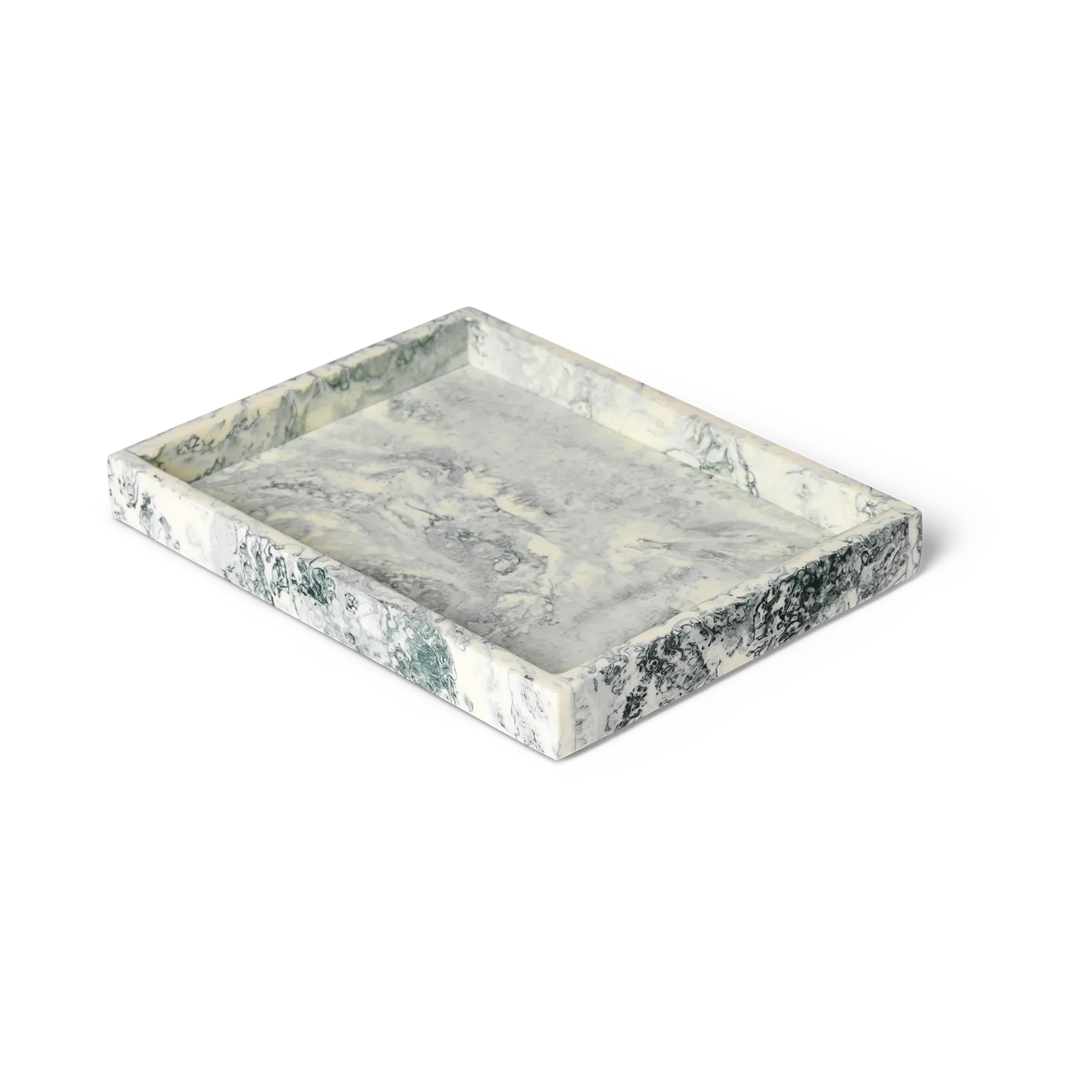 Mist koristetarjotin 15x20 cm, Emerald-off white Ferm Living