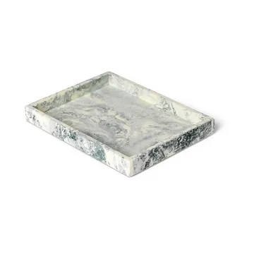 Mist koristetarjotin 15x20 cm - Emerald-off white - Ferm Living