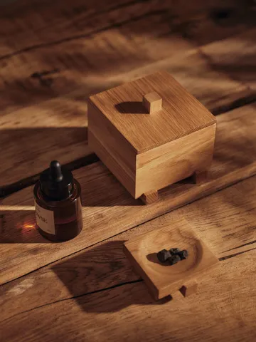 Moku tarjotin - Käsittelemätön tammi, 7×8 cm - Ferm Living