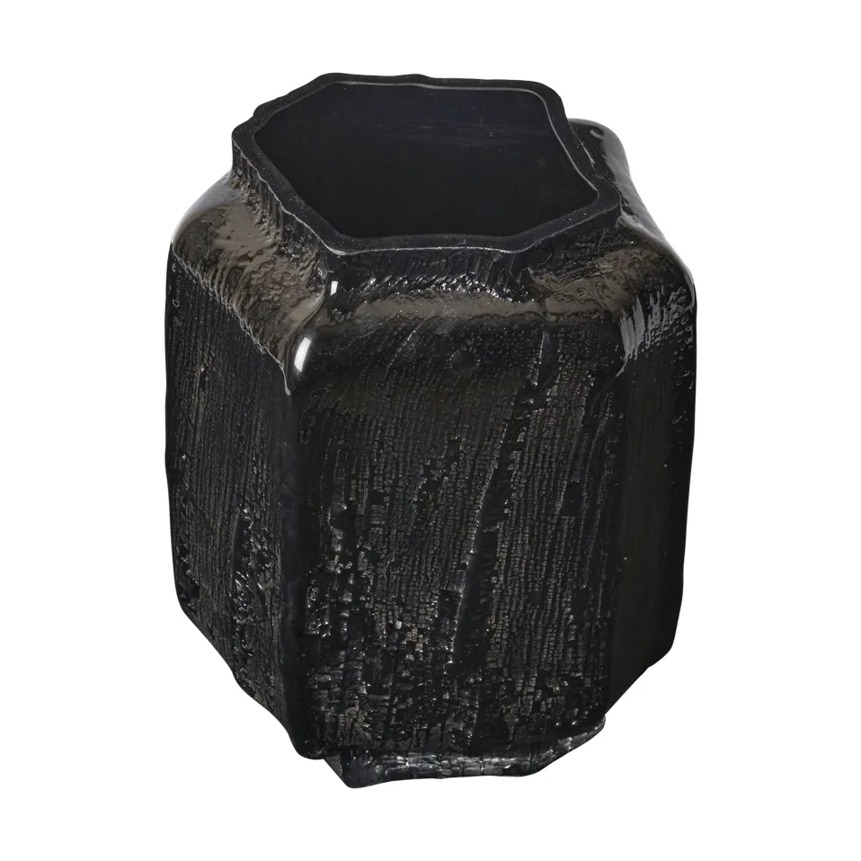 Mokuri maljakko, Black, 25 cm Ferm Living