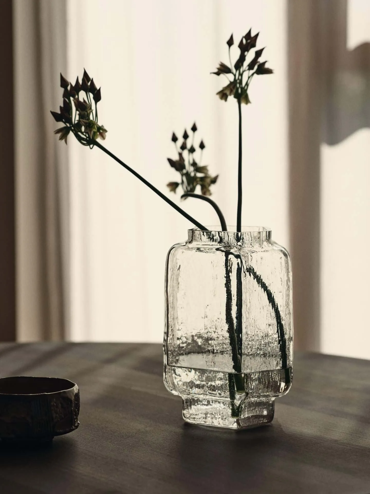 Mokuri maljakko, Läpinäkyvä, 25 cm Ferm Living