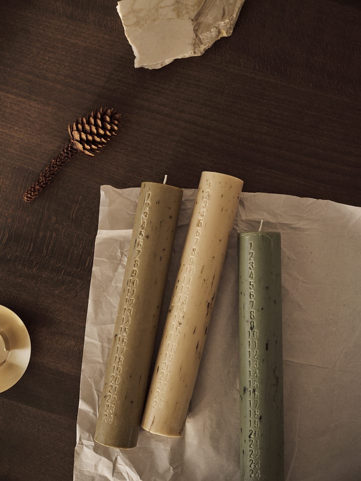 Mura kalenterikynttilä, Ash brown Ferm Living