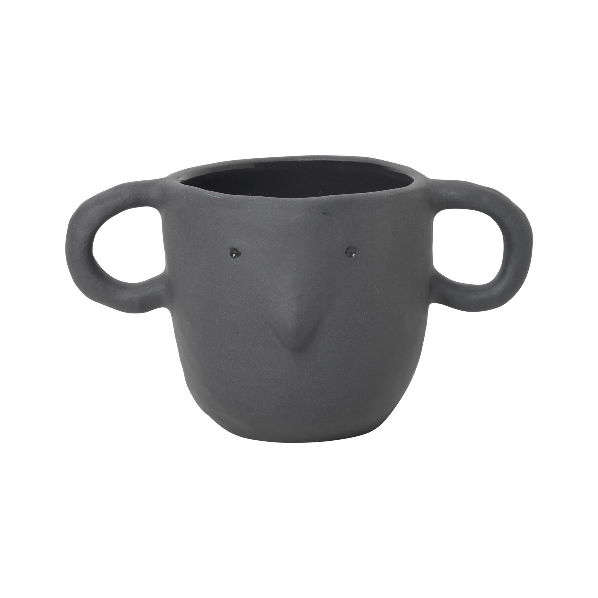 Mus kukkaruukku pieni, Tummanharmaa Ferm Living