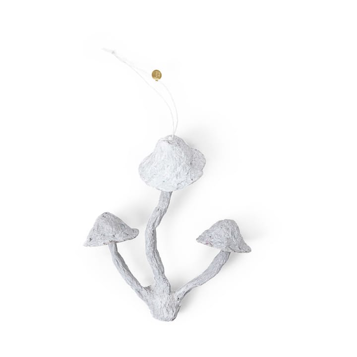Mushroom ornament joulukuusenkoriste - Faded white - Ferm LIVING