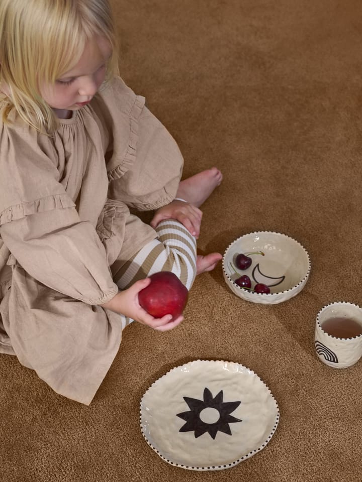 Naive lasten astiasto 3 osaa, Red brown Ferm Living
