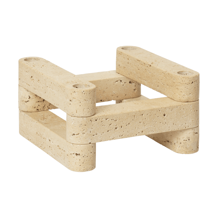 Newel modul kynttilänjalka 6 osaa
 - Travertiini - Ferm Living