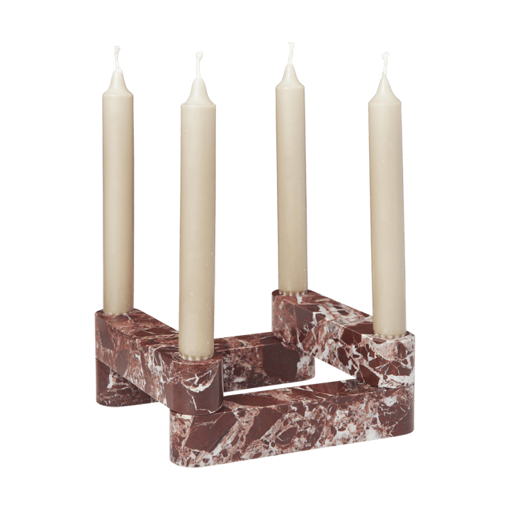 Newel moduuli kynttilänjalka 4 osaa, Rosso Ferm Living