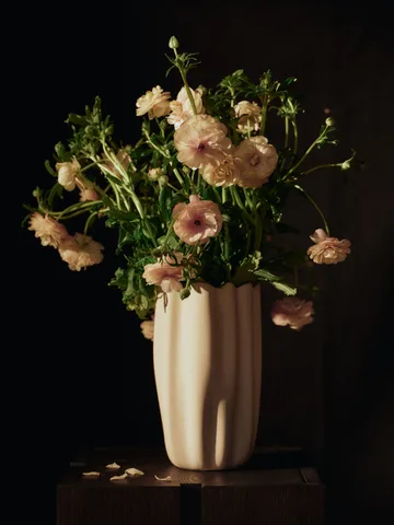 Nium maljakko - Off-white, 23 cm - Ferm Living