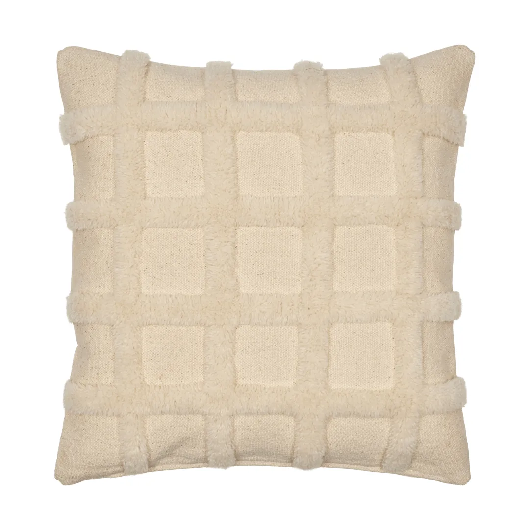 Norte grid tyyny, Off-white, 50x50 cm Ferm Living