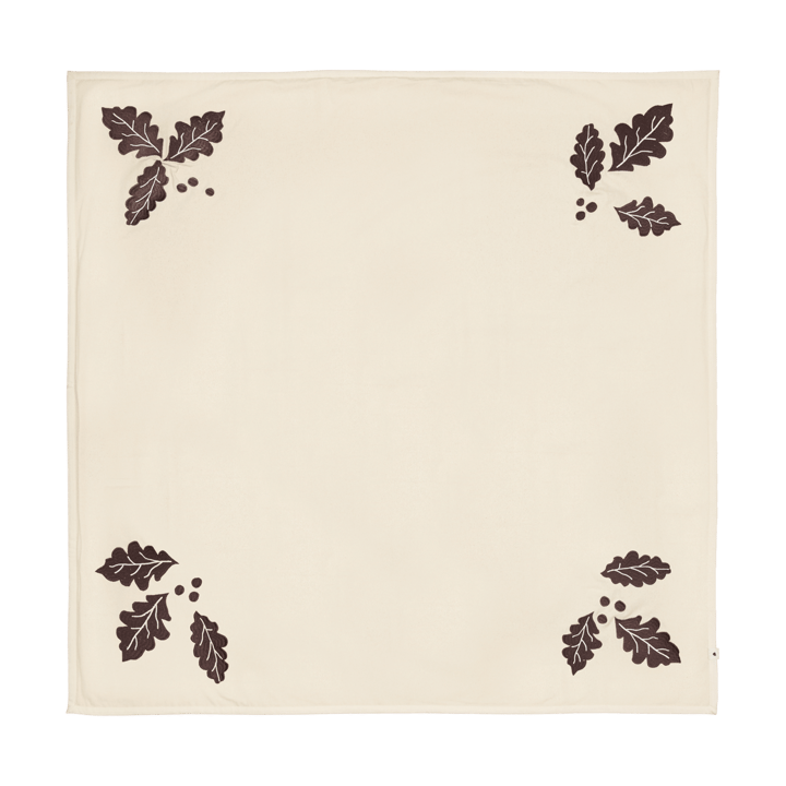 Oak christmas tree blanket joulukuusenmatto 120x120cm - Natural - Ferm Living