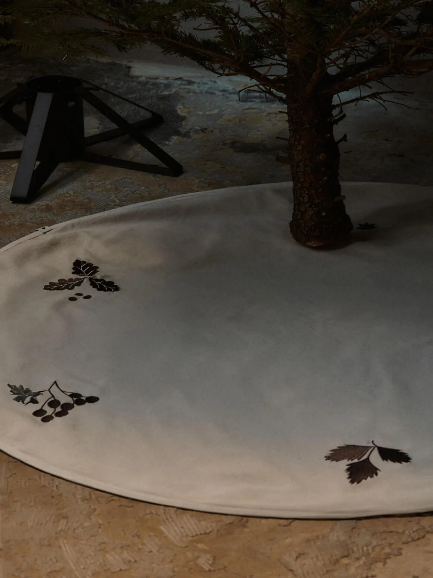 Oak joulukuusenmatto Ø120 cm, Natural Ferm Living