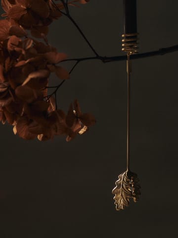 Oak leaf christmas tree kynttilänjalka 4-pack - Messinki - Ferm Living
