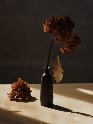 Oak leaf koristusriipus 13,5 cm 4 kpl - Messinki - Ferm Living
