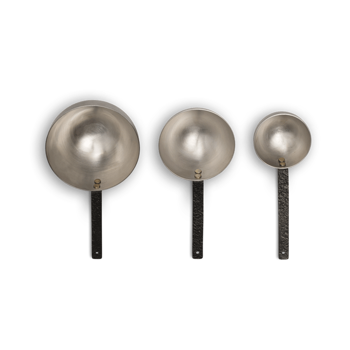 Obra Measuring Spoons mittasetti 3 osaa - Stainless Steel - ferm LIVING