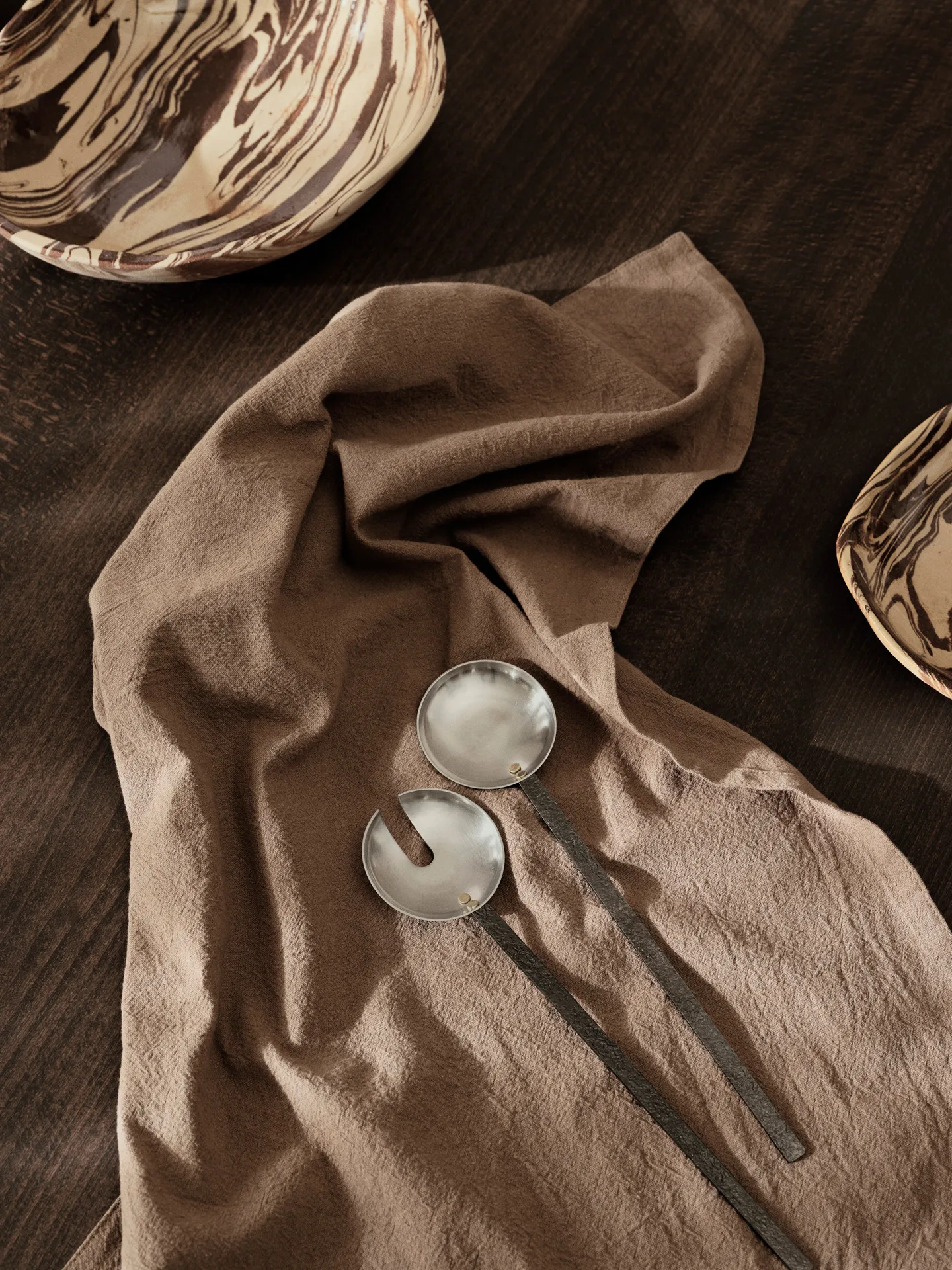 Obra salaattiottimet 2 oosa, Stainless Steel Ferm Living