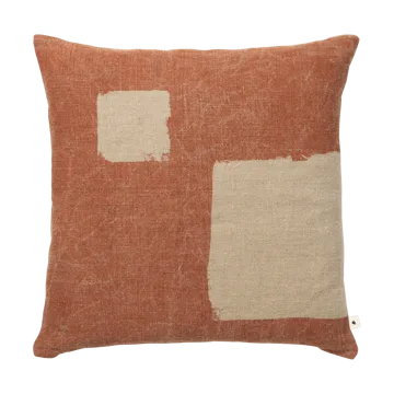 Oleo tyynynpäällinen 50x50 cm - Terracotta-Natural - Ferm Living