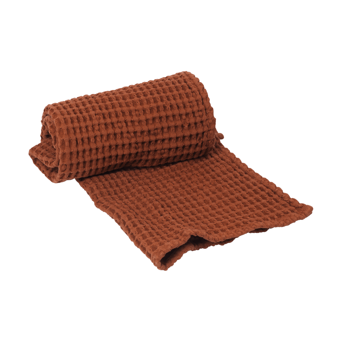 Ferm Living Organic käsipyyhe 50x100 cm Brown Clay | Skandinaavinen Sisustus | Käsipyyhkeet | Ruskea