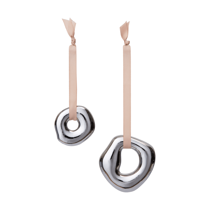 Orrith koriste-riipus 2 osaa - Hopea - Ferm Living