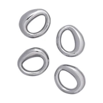 Orrith lautasliinarenkaat 4-pack - Hopea - Ferm Living