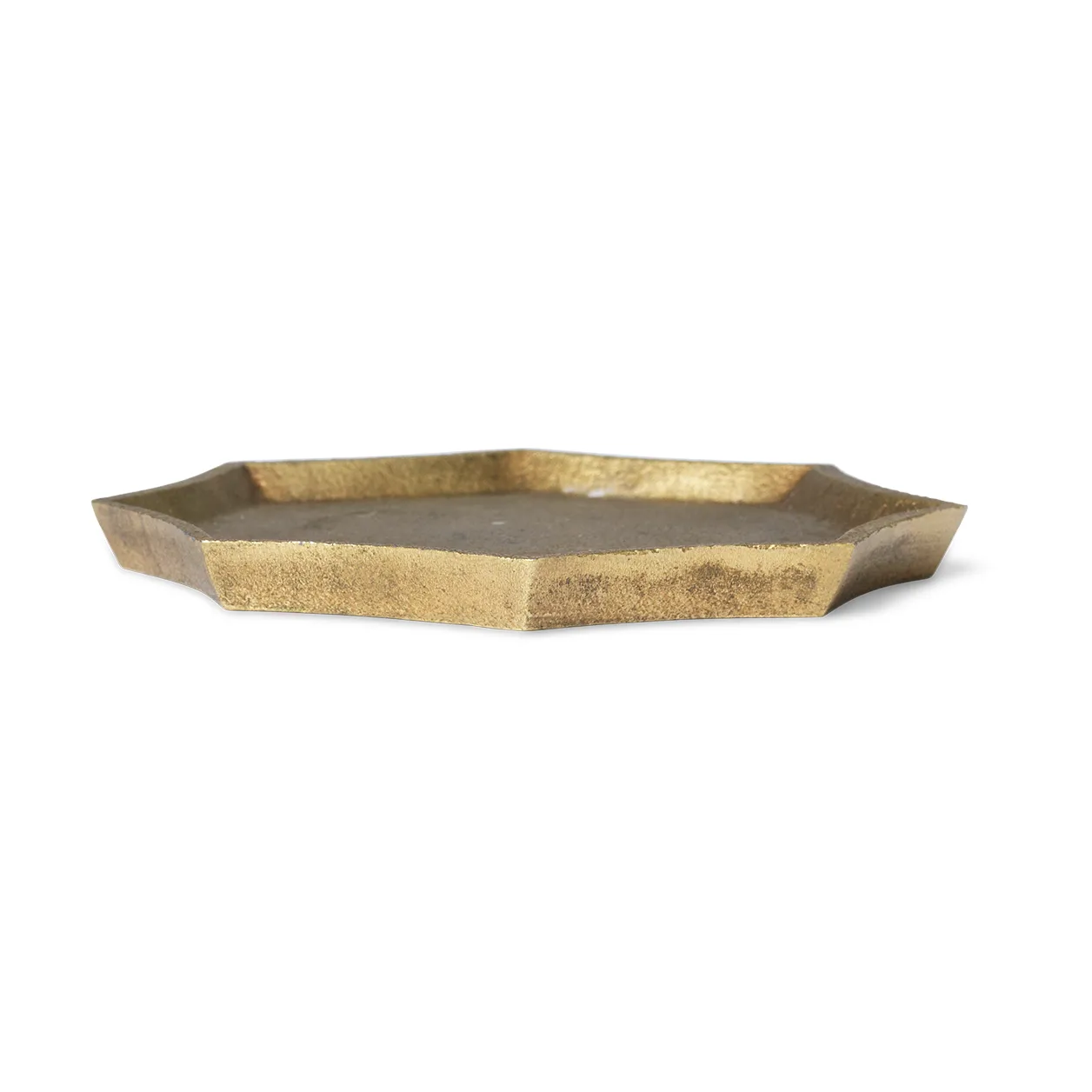 Otte koristetarjotin 9,5x9,5 cm, Brass finish Ferm Living