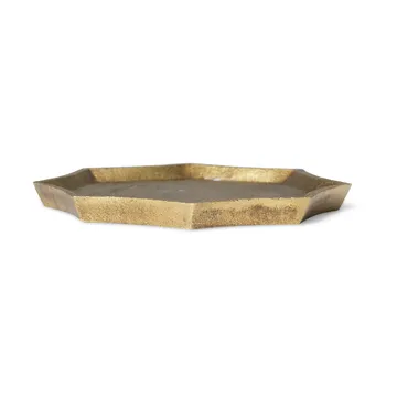 Otte koristetarjotin 9,5x9,5 cm - Brass finish - Ferm Living