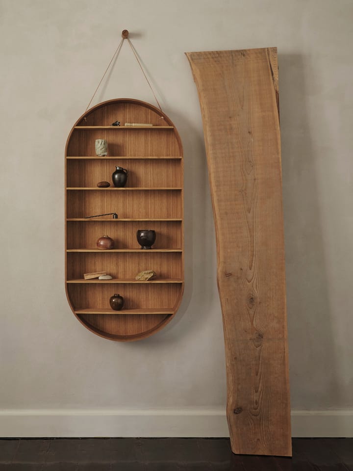 Oval Dorm hylly, Oiled oak Ferm Living