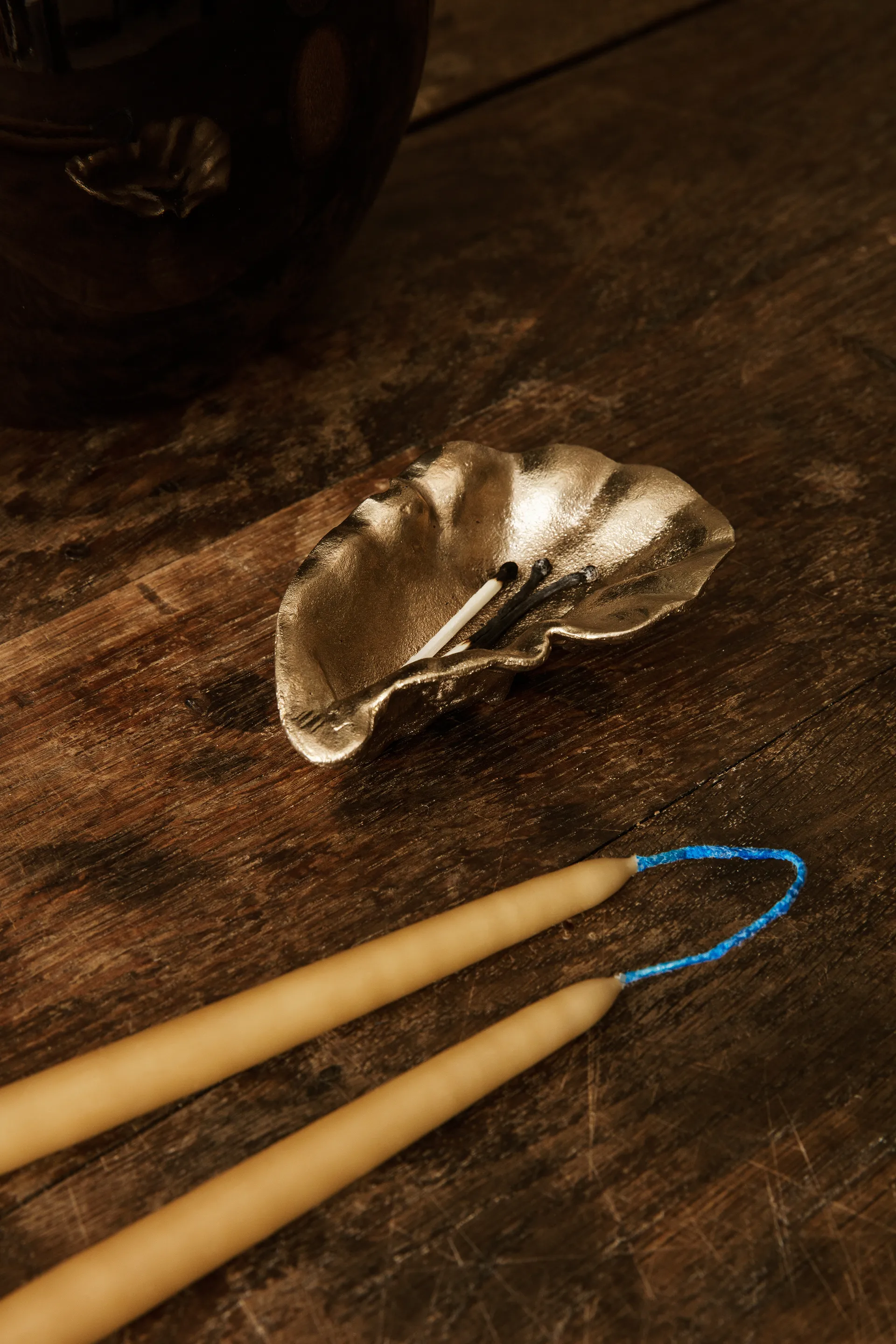 Oyster koristeskulho 10,5 cm, Messinki Ferm Living