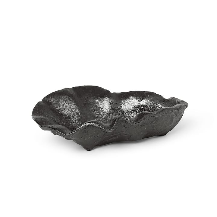 Oyster koristeskulho 10,5 cm - Musta messinki - Ferm LIVING
