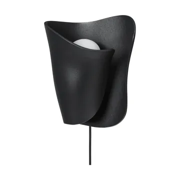 Oyster wall sconce seinälamppu - Black - Ferm Living