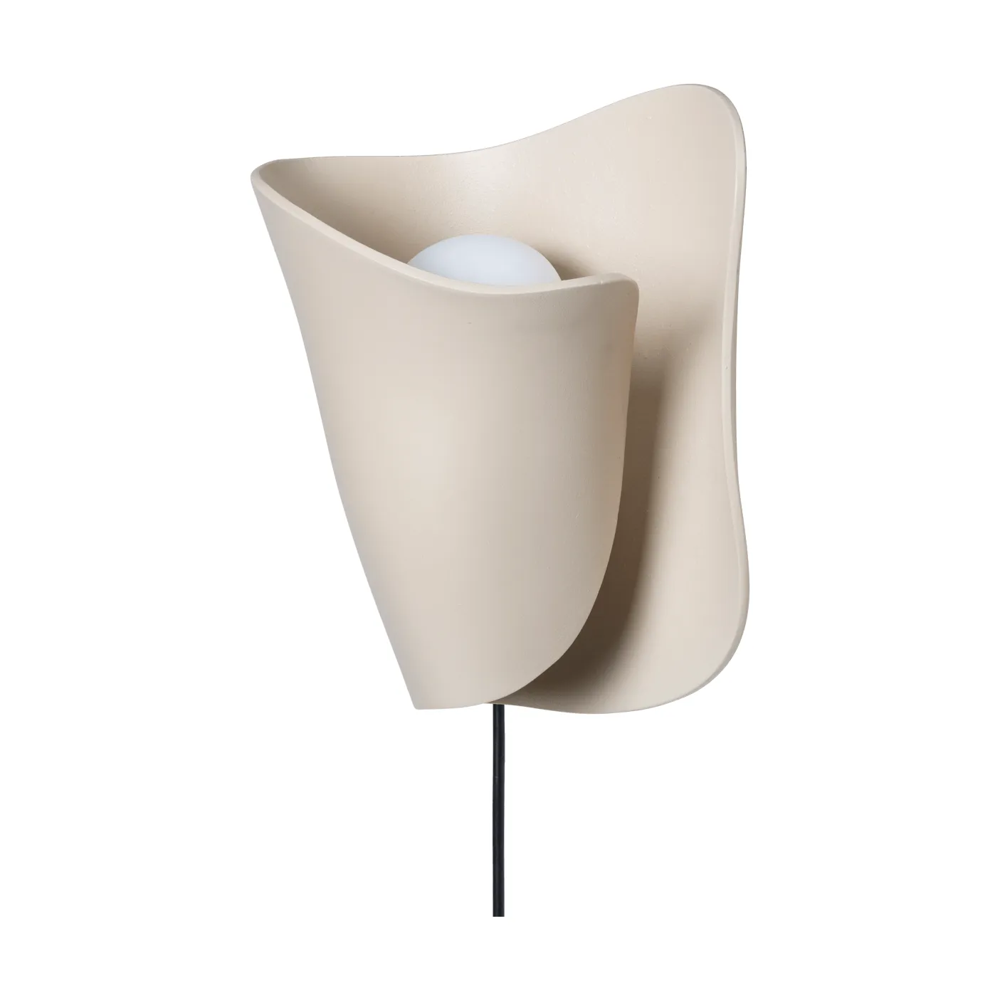 Oyster wall sconce seinälamppu, Light cashmere Ferm Living