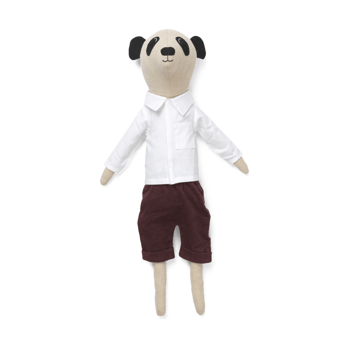 Panda Teddy pehmolelu - Luonnollinen - ferm LIVING