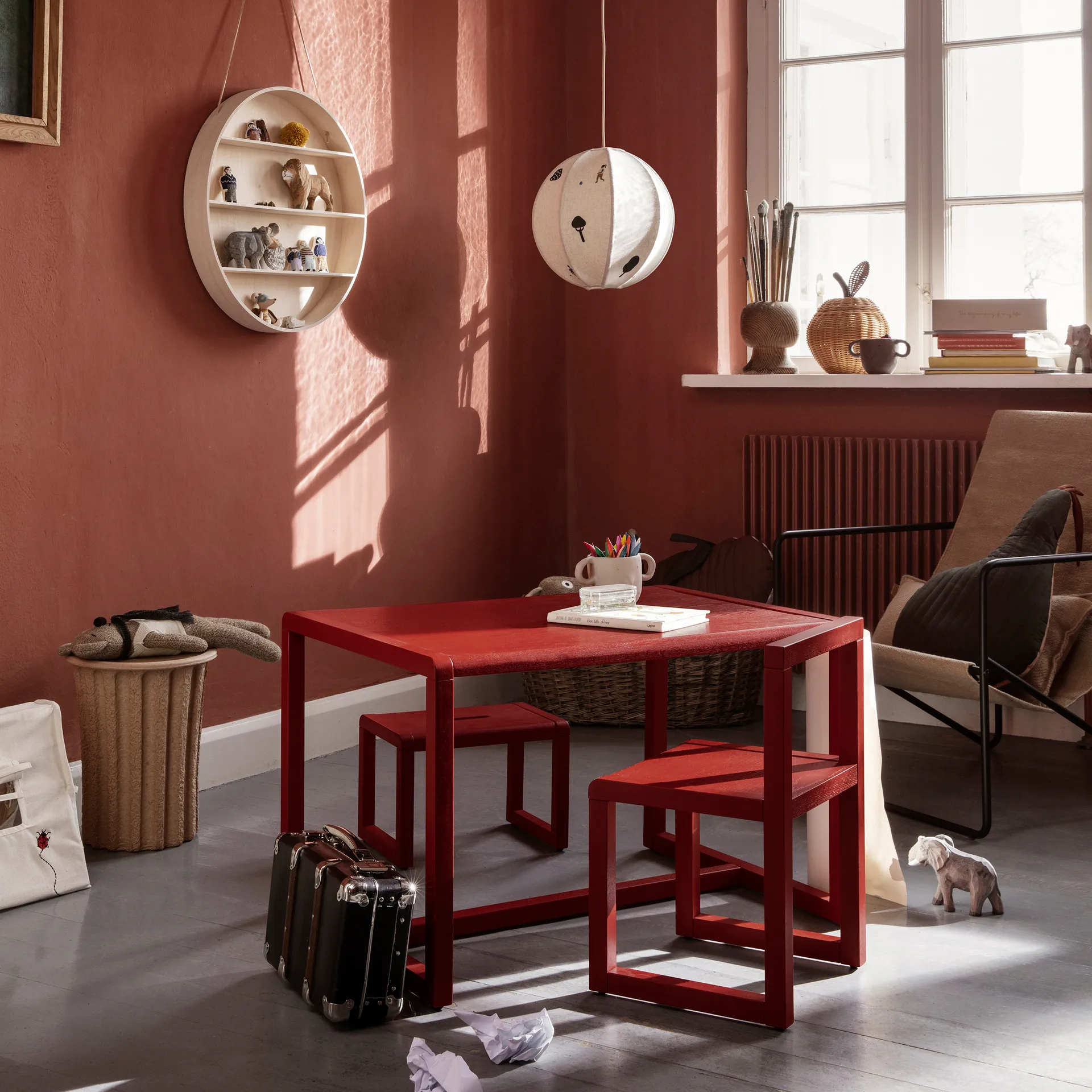 Paper Pulp roskakori, Brown Ferm Living