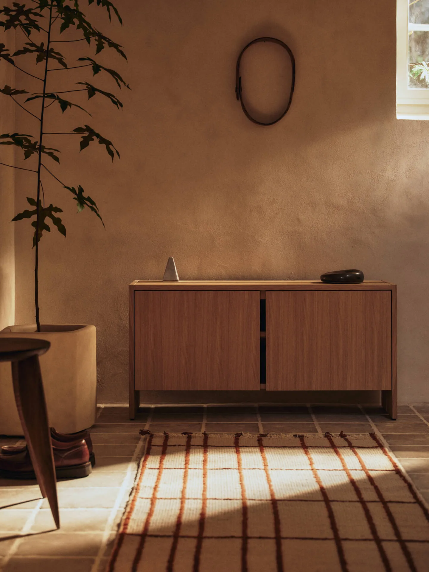 Parcel senkki, Natural tammi, 100×30×50 cm Ferm Living