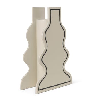 Paste maljakko curvy 36 cm - Off white - Ferm Living