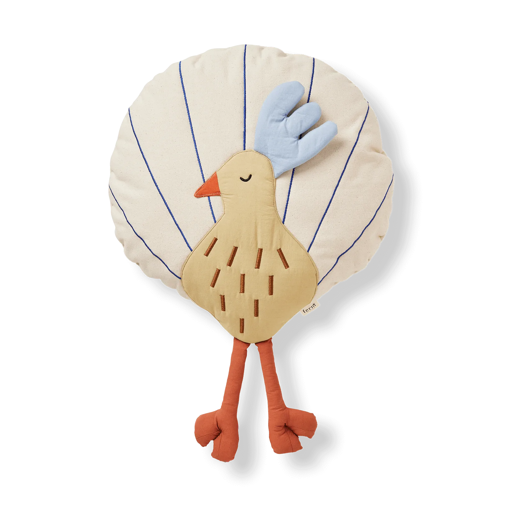 Peacock tyyny, Silver Fern-undyed Ferm Living