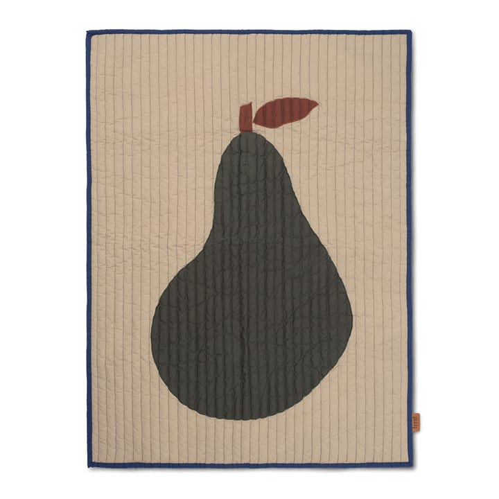 Pear huopa 80x110 cm - Hiekka-tummanvihreä - Ferm LIVING