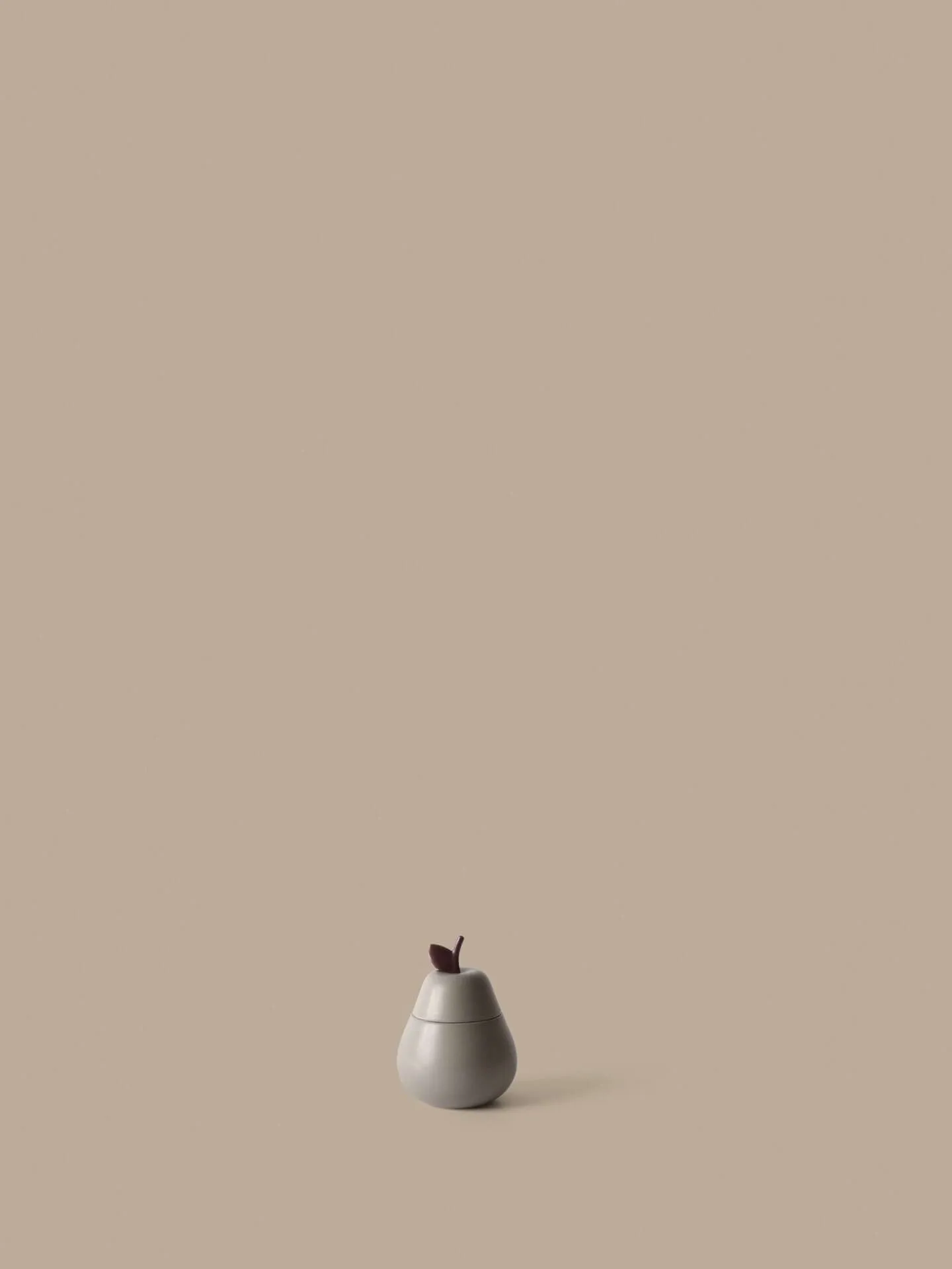 Pear keramiikkakulho kannella, kasmirvilla Ferm Living