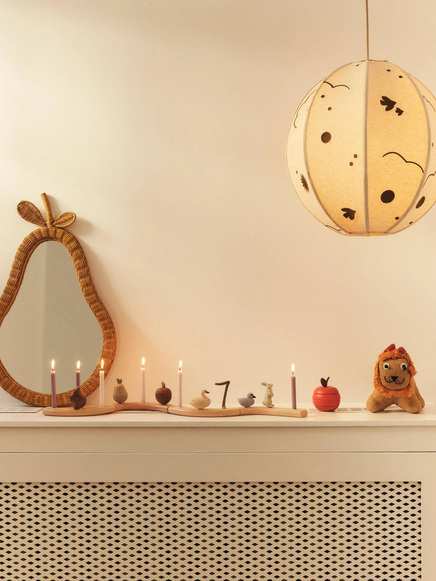Pear punottu peili, Luonnollinen Ferm Living