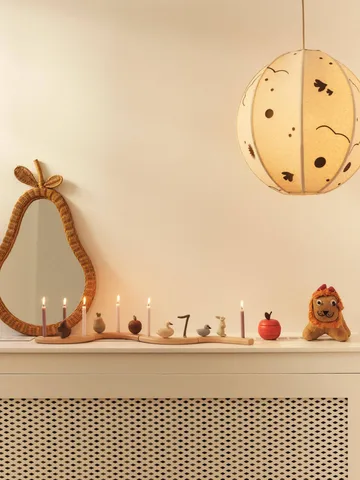 Pear punottu peili - Luonnollinen - Ferm Living